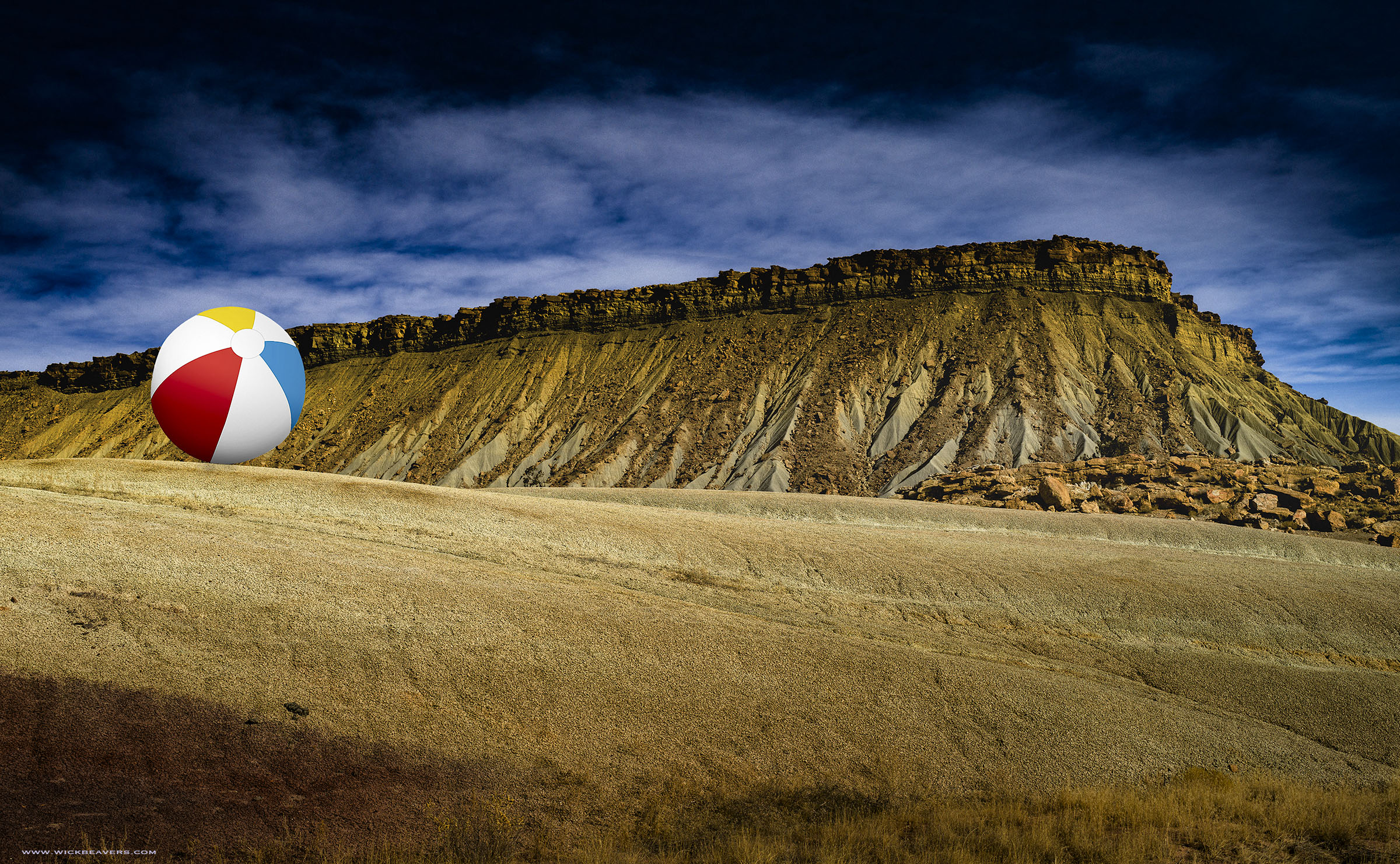 Beach Ball , Waterpocket Fold, Capitol Reef