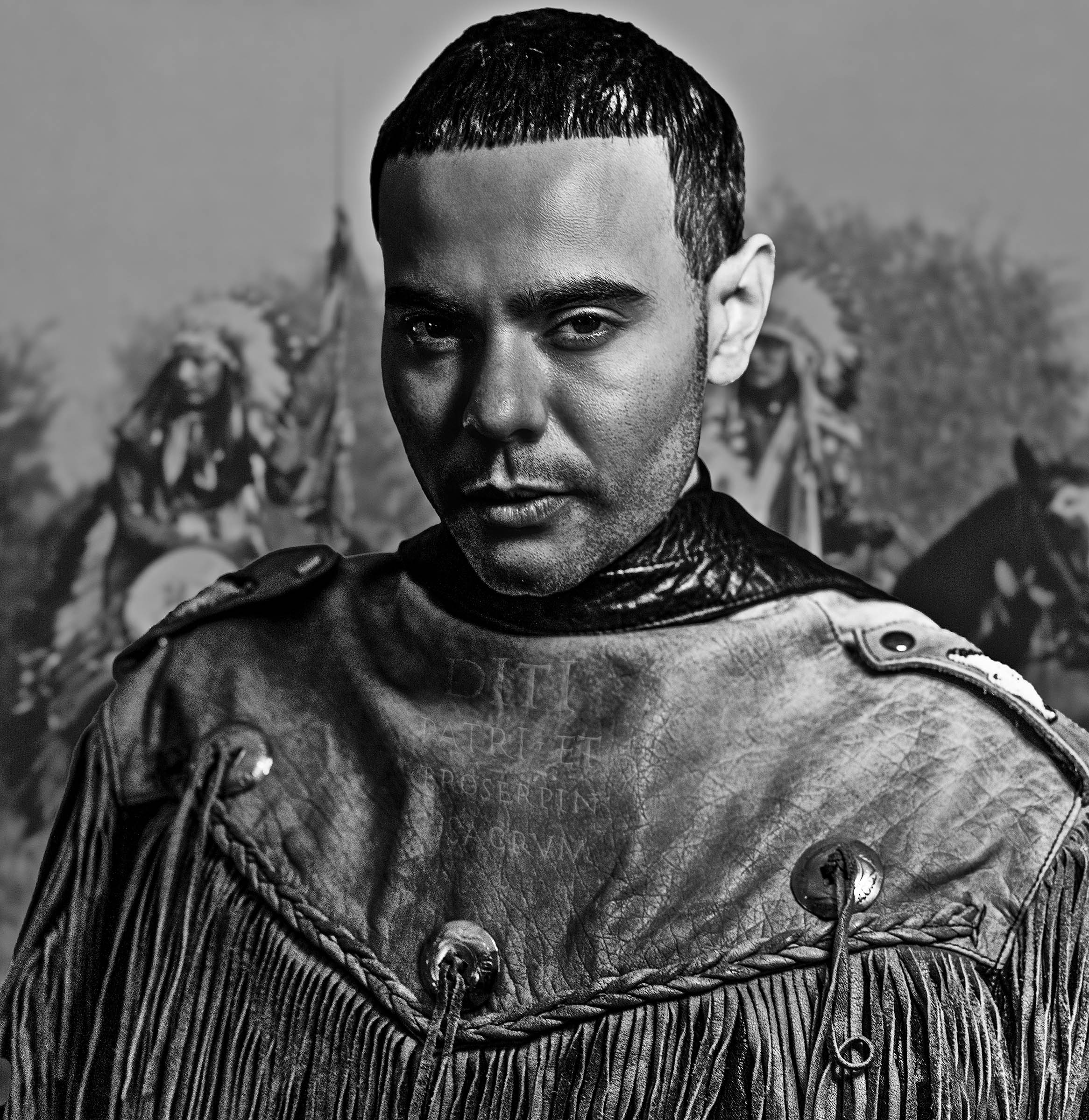 Father Robbie Santana Pater Pax Catolico tames the Sioux Nation with Love and Peace Portrait by Wick Beavers NYC Best Portrait Photographer 7 Cities of Cibola