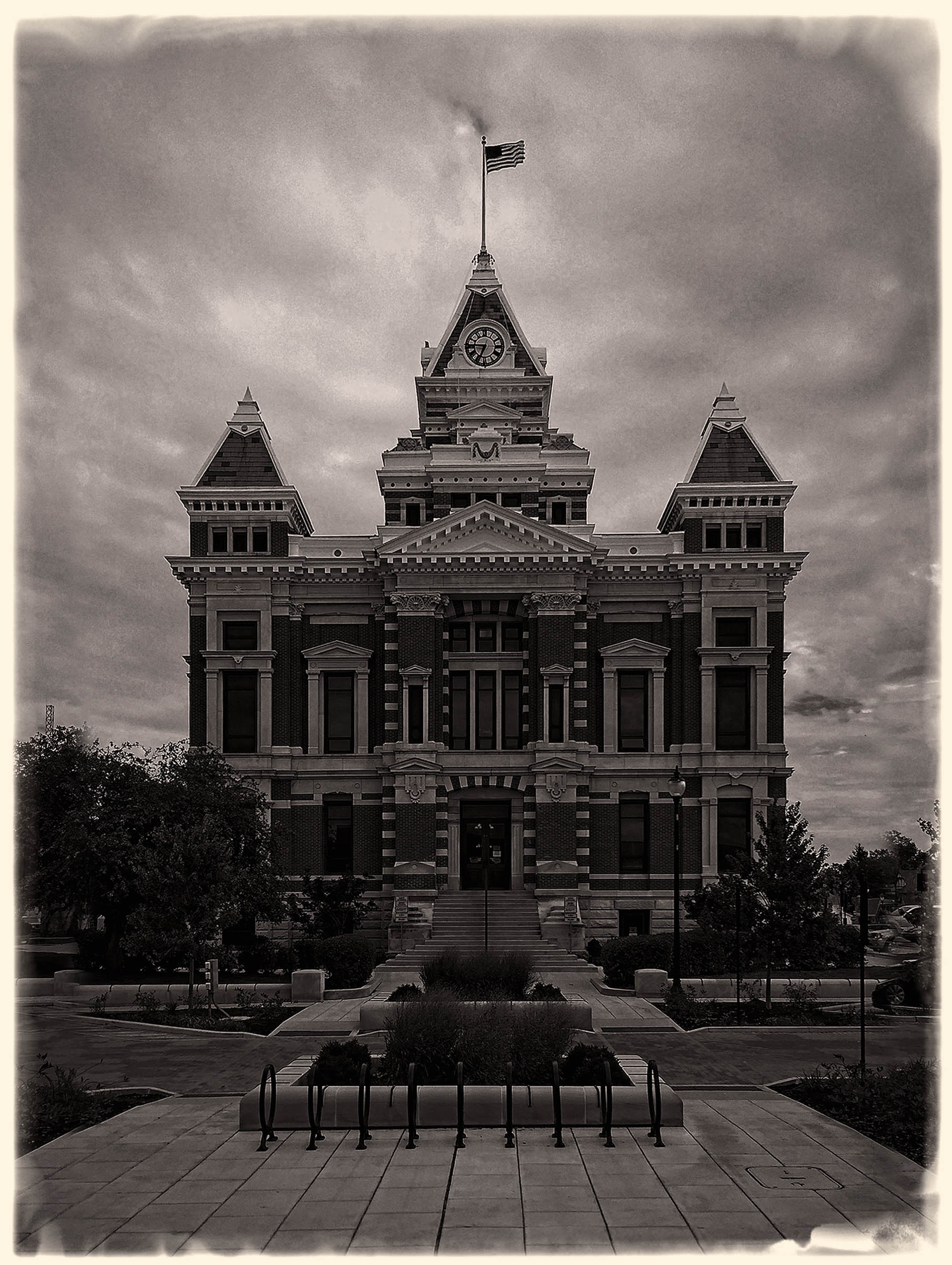 Indiana Courthouse, Corn Built by Wick Beavers Fine art NYC Photographer